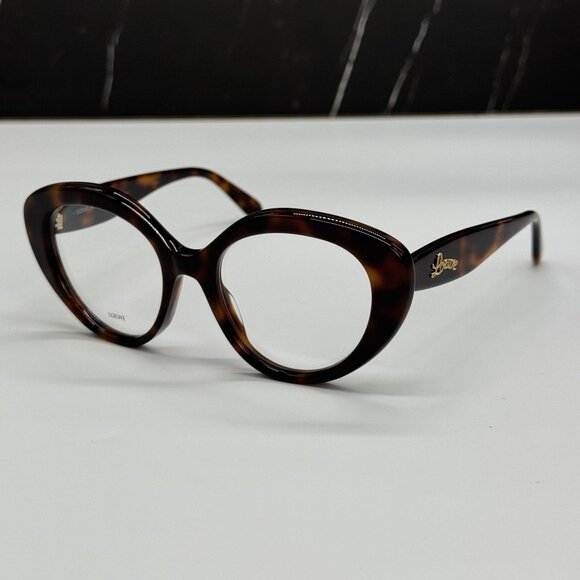NEW LOEWE LW50088I 052 WOMEN EYEGLASSES HAVANA LOEWE EYEWEAR - Picture 1 of 10